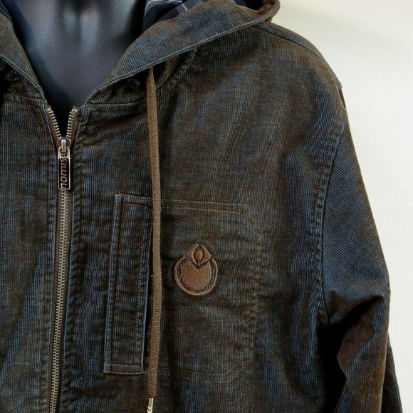 Nomis Shimmer Hoodie Sweatshirt Full Zip Jacket Size Large - Picture 2 of 7